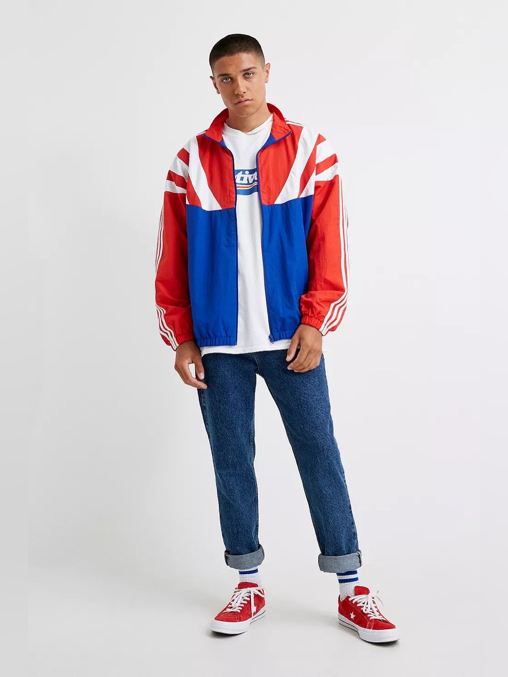 Adidas Balanta 96 Track Jacket | Red/White/Blue